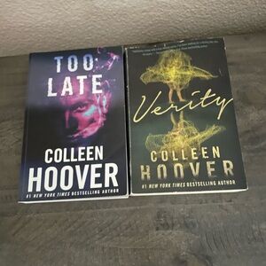 Colleen Hoover Book Set - Too Late & Verity